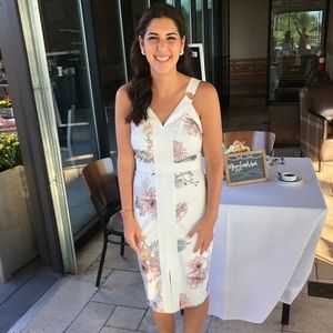 Ted Baker London formal midi dress